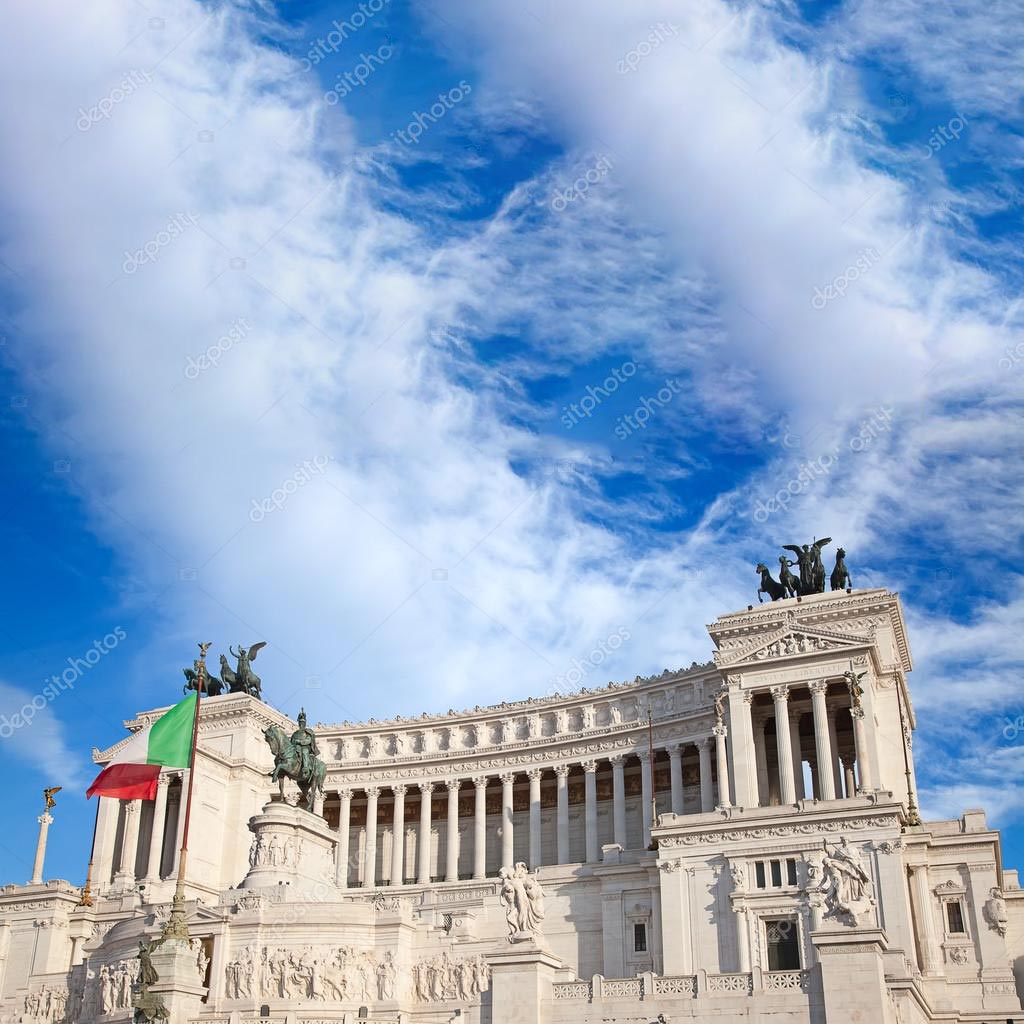 Italian marble Vittoriano Rome